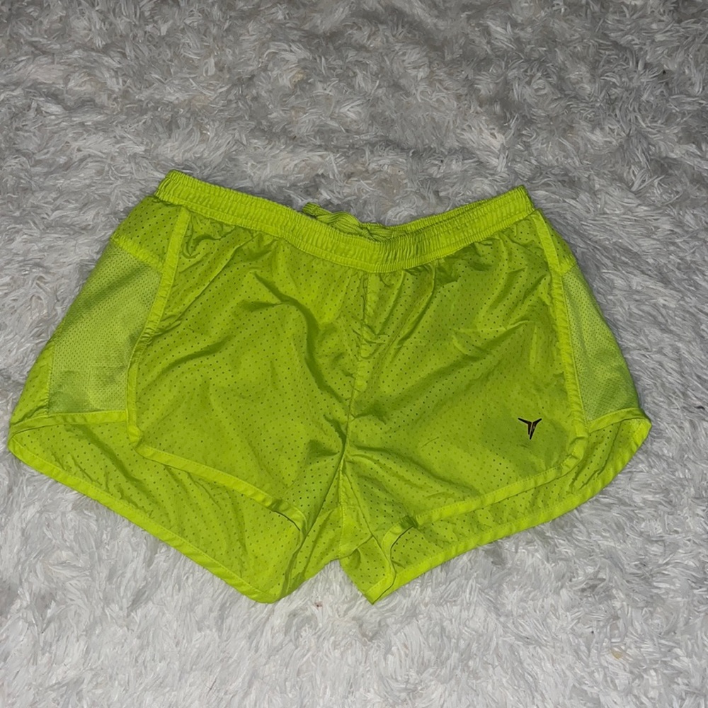 Old Navy Neon Yellow Running Shorts Size Small